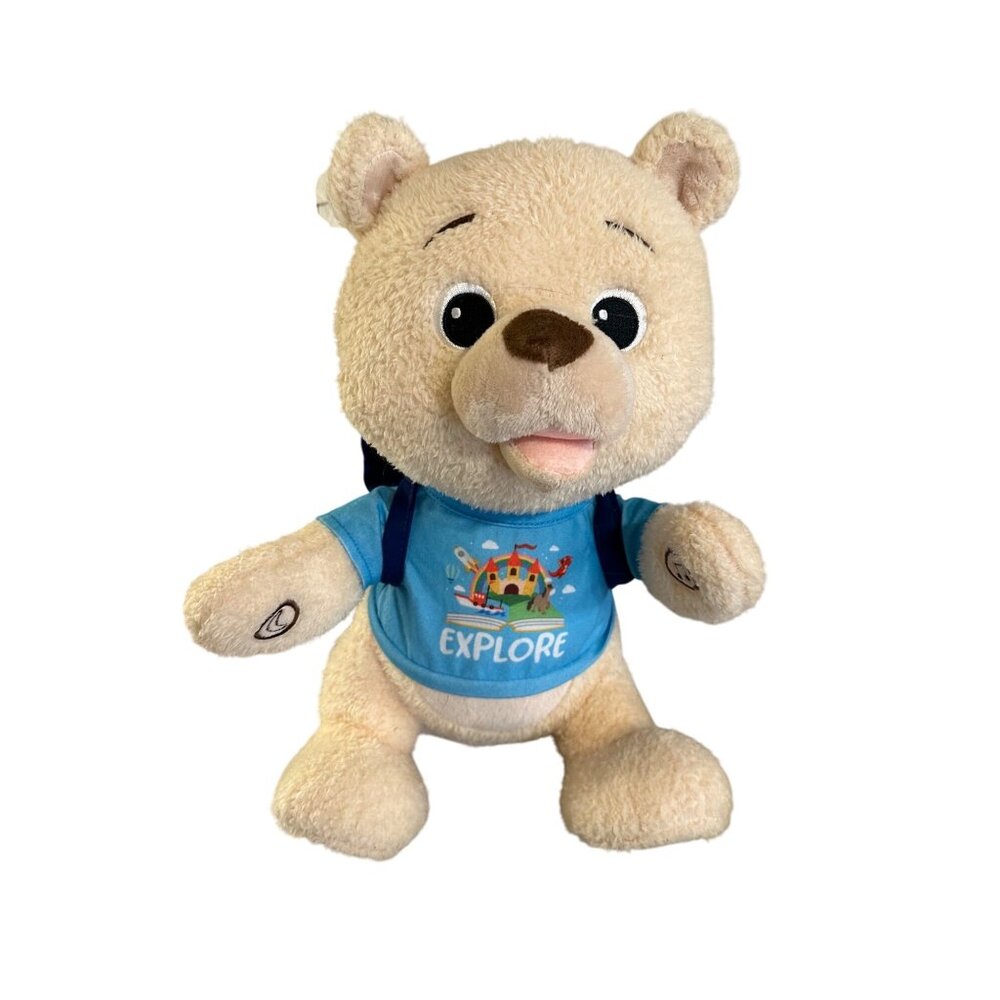 Spark Create Imagine Musical Light-Up Tan Bear Explore Backpack 14 Plush tested
